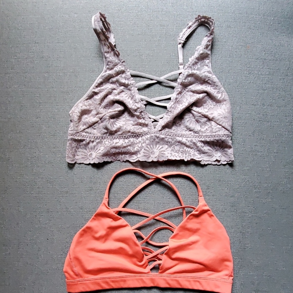 LIKE NEW Victoria's Secret PINK Bralette 2-Pack